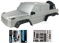 HG P601 Parts-Body-Whole Car shell assembly 03(Include the body car shell,car shell frame and Sticker) Parts-HG Parts-CKP601,HG P601 Parts-6x6 1/10 Parts